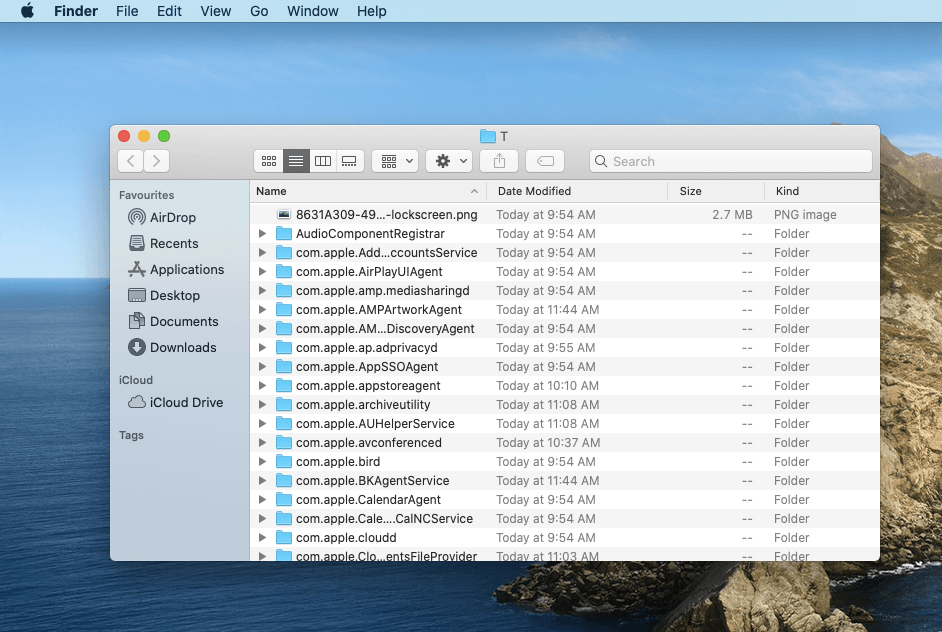 delete temp files for mac os sierra